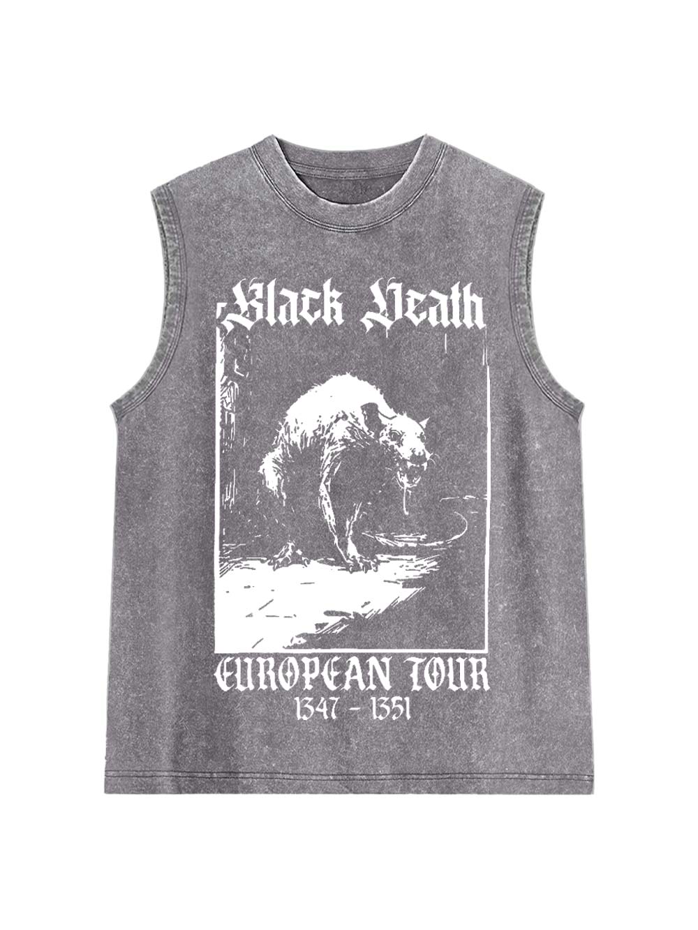 Black Death Washed Tank Top