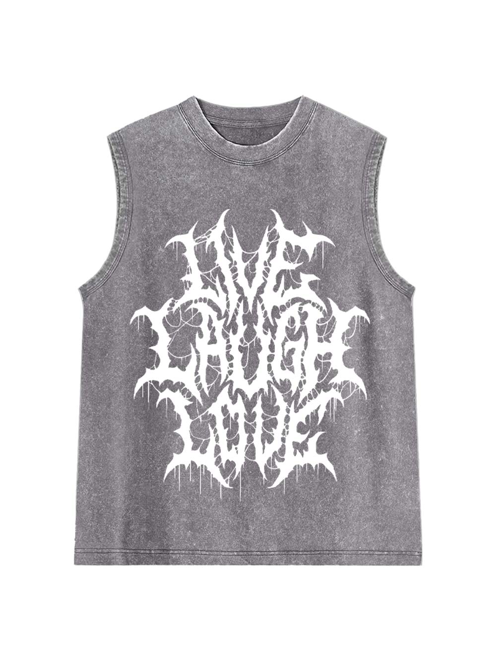 Live Laugh Love Washed Tank Top