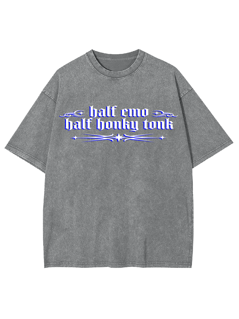 HALF EMO HALF HONKY TONK WASHED TSHIRT