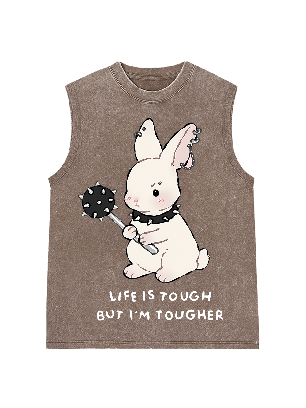 TOUGH BUNNY WASHED TANK TOP