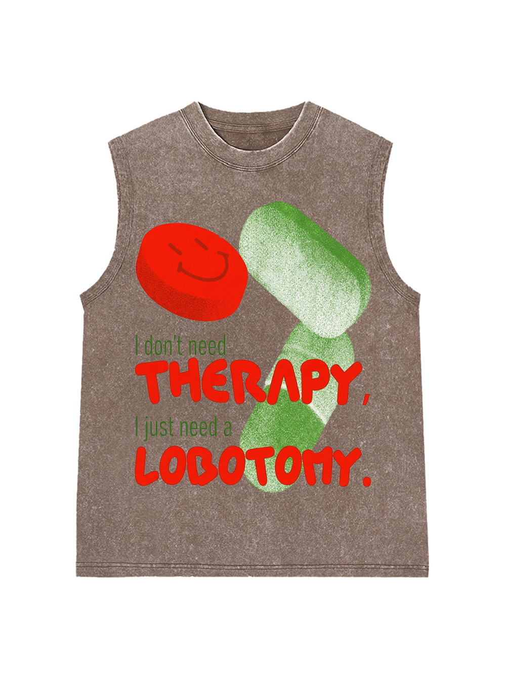RETRO MEDS WASHED TANK TOP