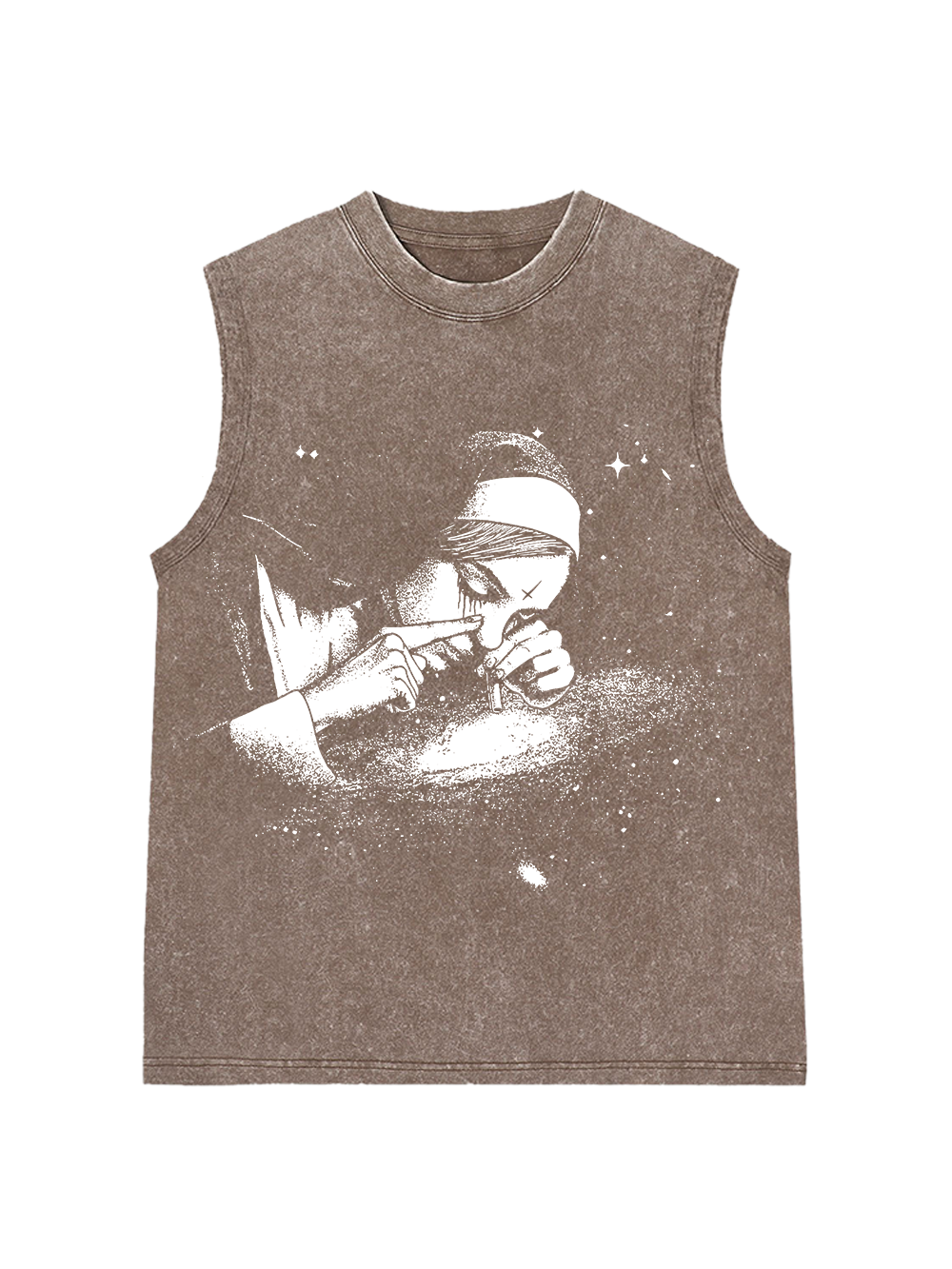 NUN GALAXY WASHED TANK TOP