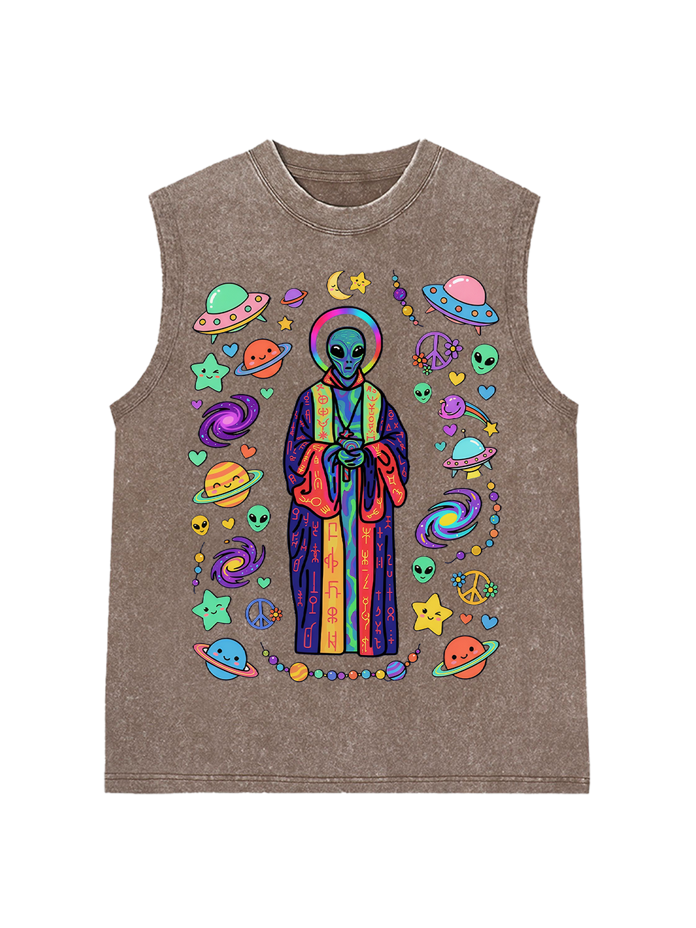 COSMIC SAINT WASHED TANK TOP