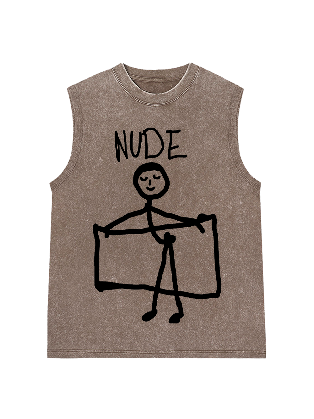 NUDE WASHED TANK TOP