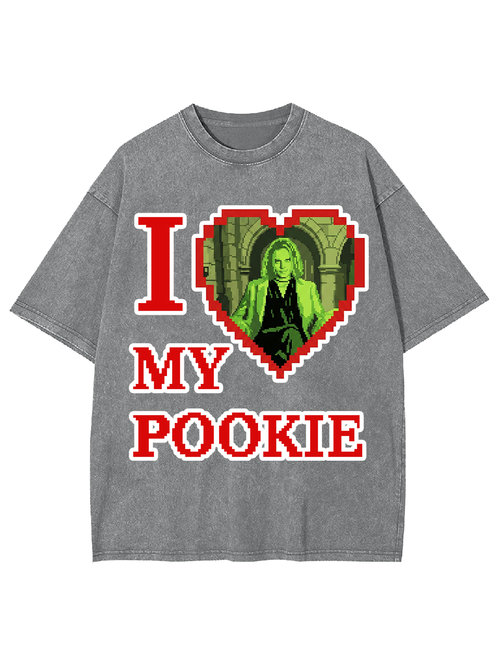 I LOVE MY POOKIE WASHED TSHIRT