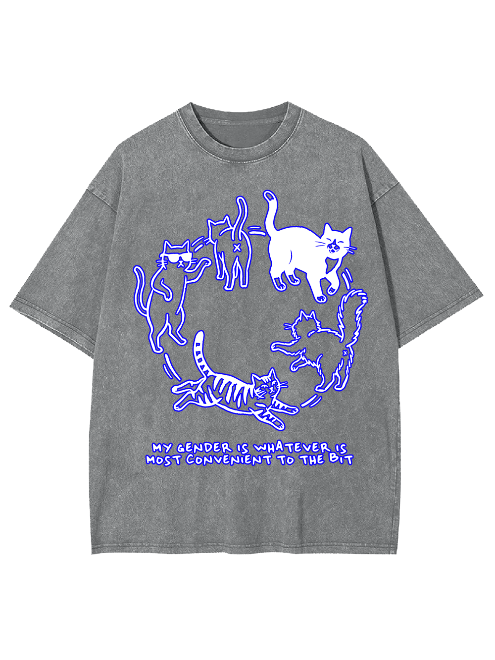 MY GENDER IS WHATEVER IS MOST CONVENIENT TO THE BIT AAA WASHED TSHIRT