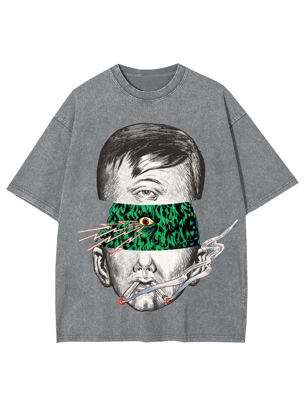 Fractured Perception Washed Tshirt