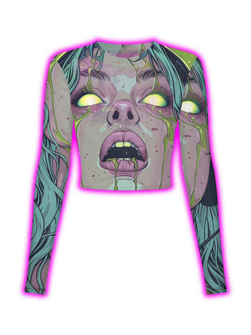 NEON SIREN DREAM MESH TOP