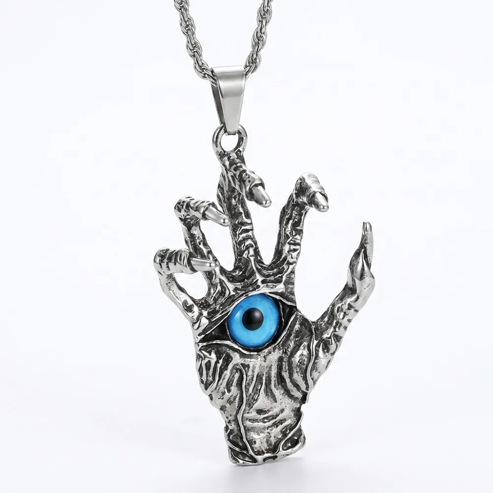 MYSTIC CLAW EVIL EYE CLO NECKLACE