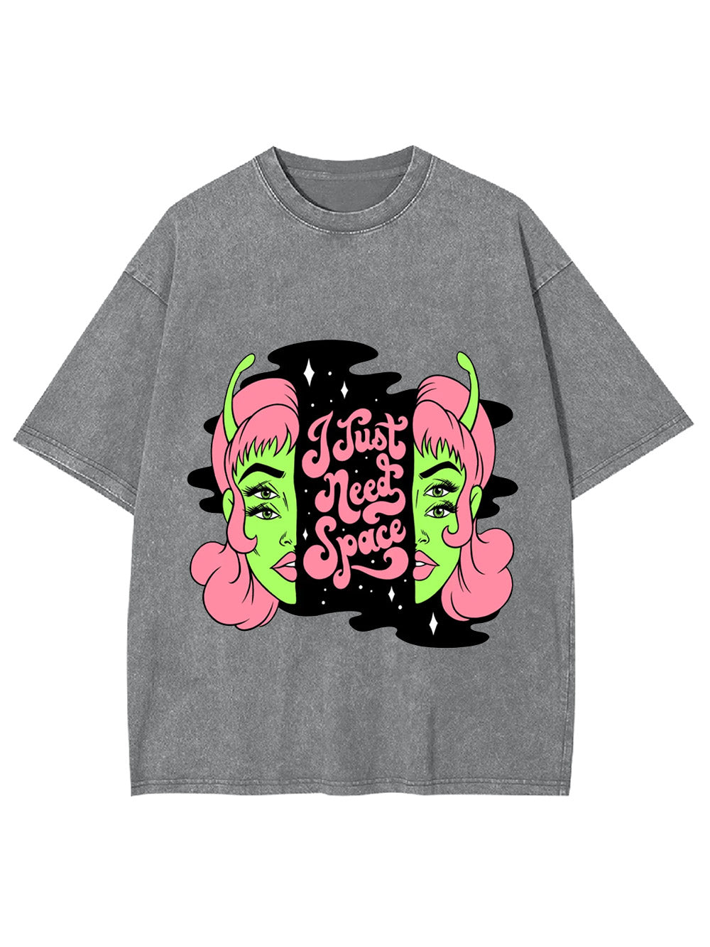 I Just Need Space Washed Tshirt