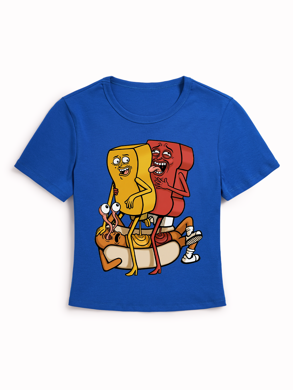WEIRD FOOD ART BABY TEE