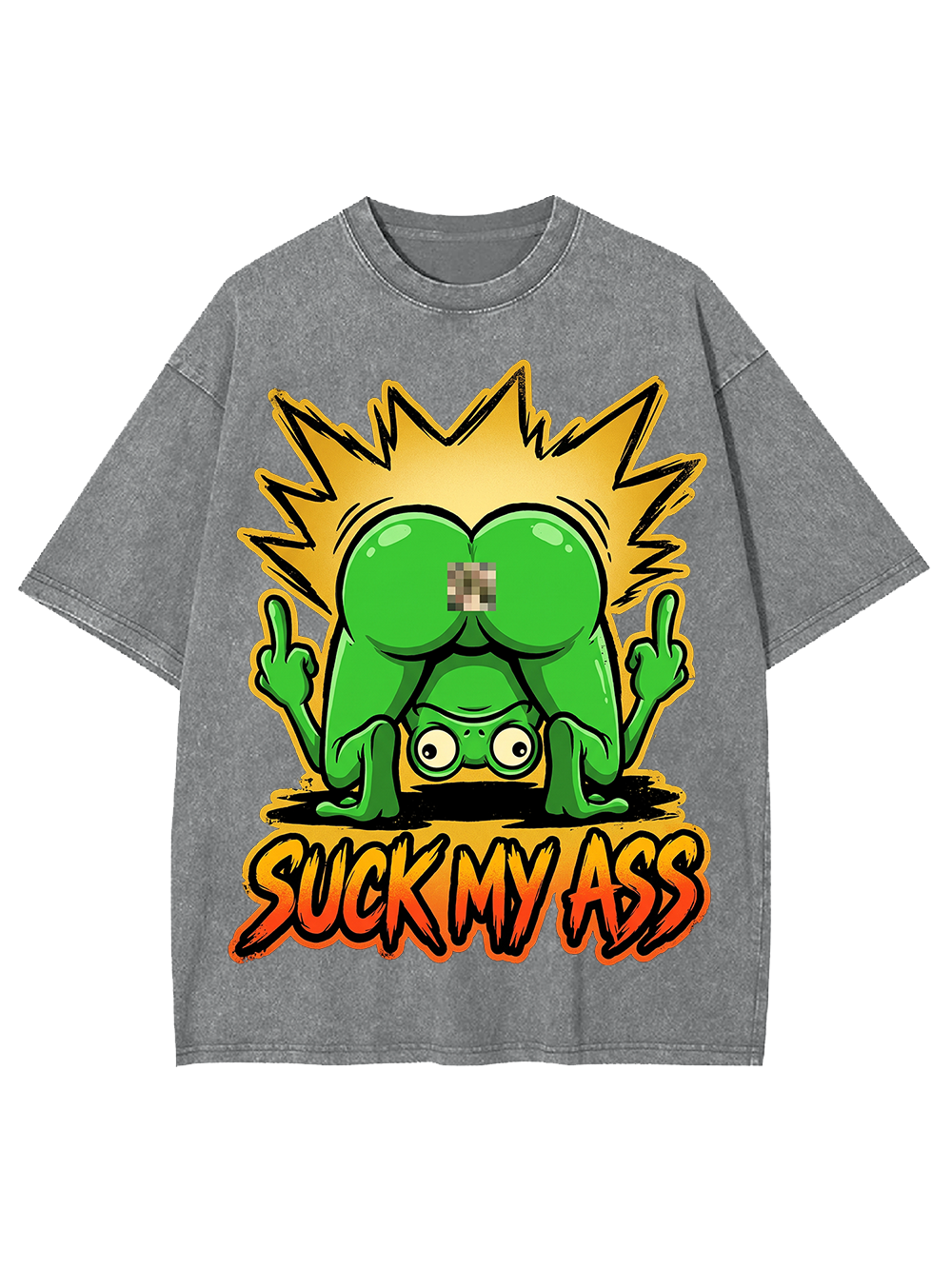 SUCK MY ASS WASHED TSHIRT