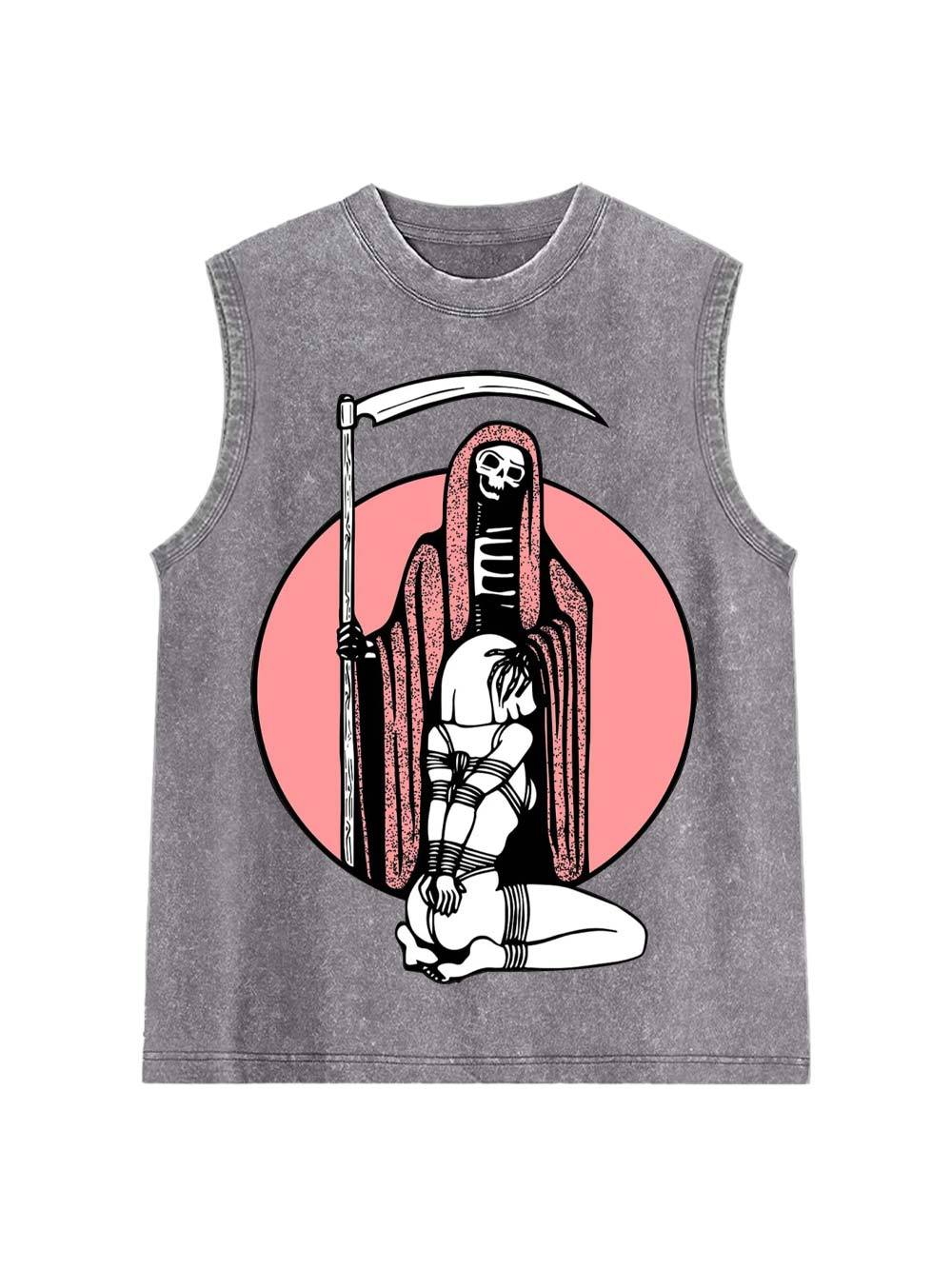 Death And Bound Washed Tank Top