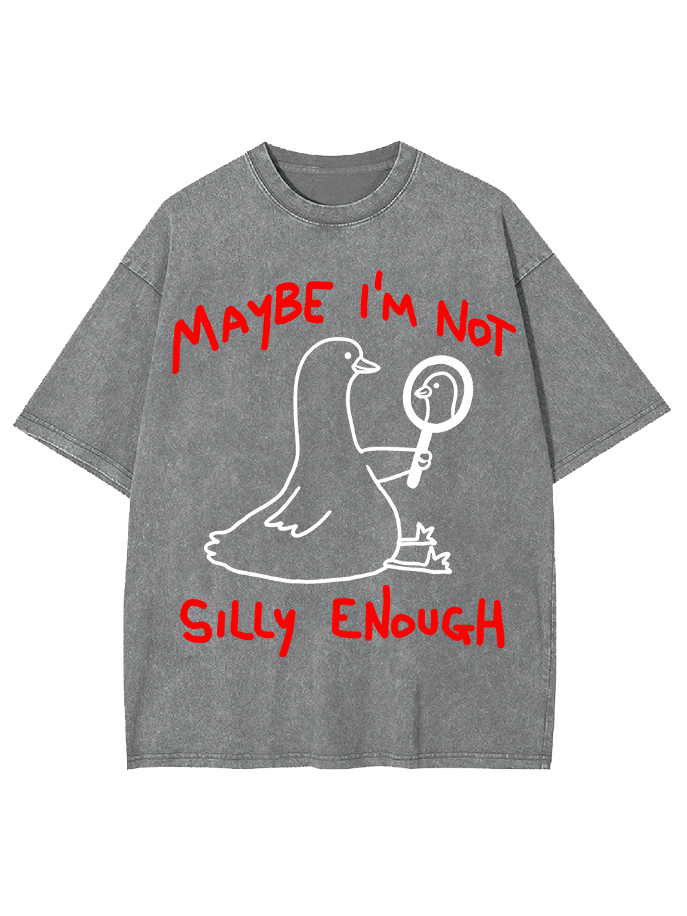 MAYBE I’M NOT SILLY ENOUGH AAA WASHED TSHIRT