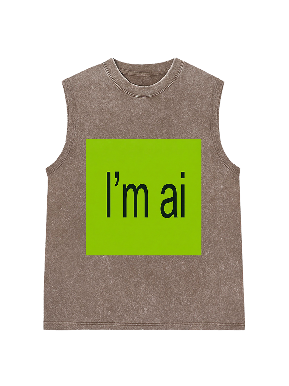 I'M AI WASHED TANK TOP