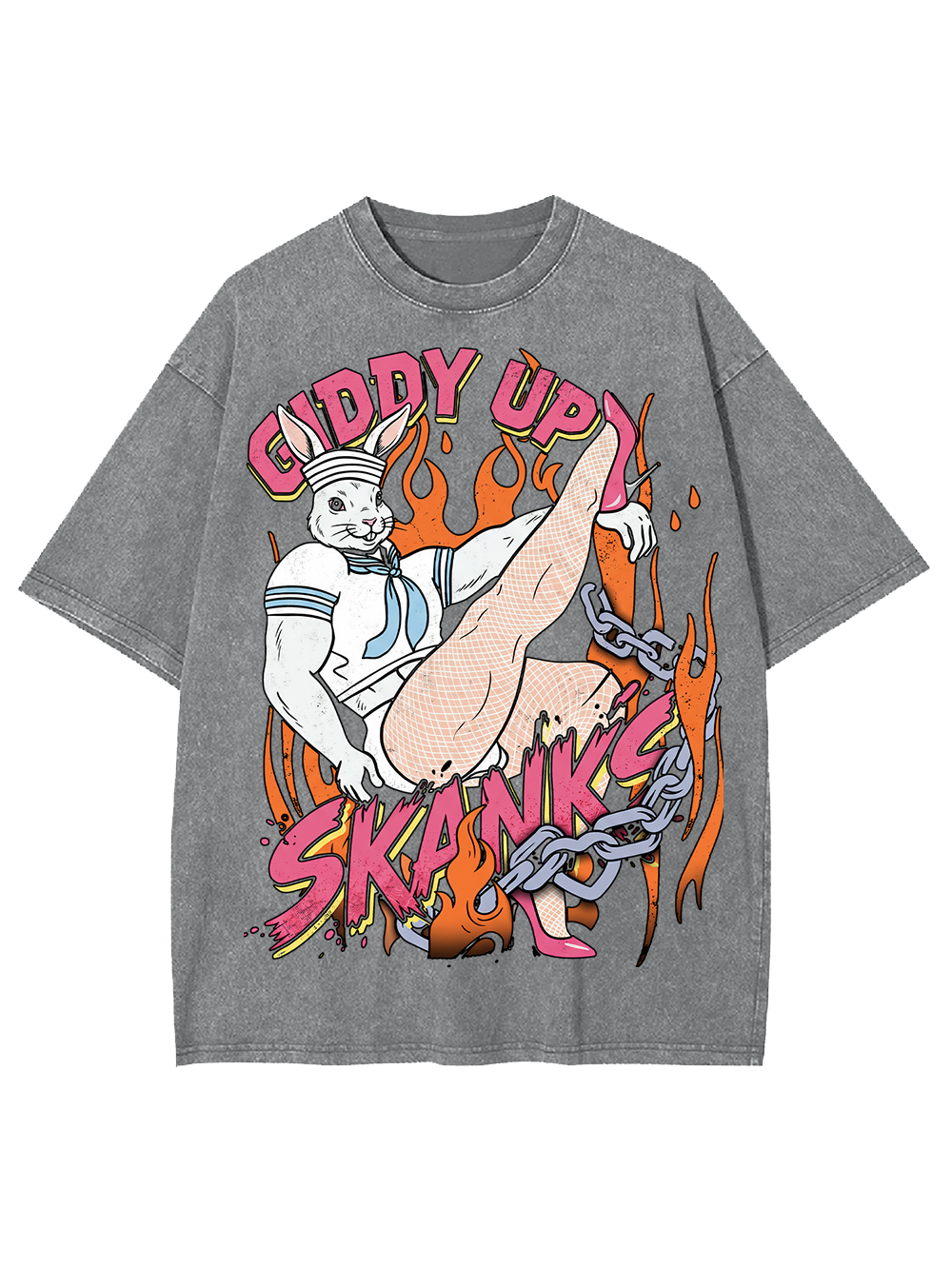 GIDDY UP SKANKS AAA WASHED TSHIRT