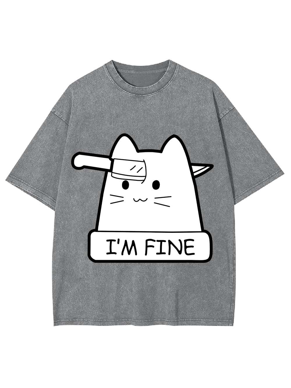 I'm Fine Washed Tshirt