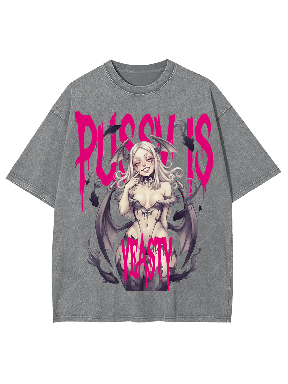 PUSSY IS YEASTY AAA WASHED TSHIRT