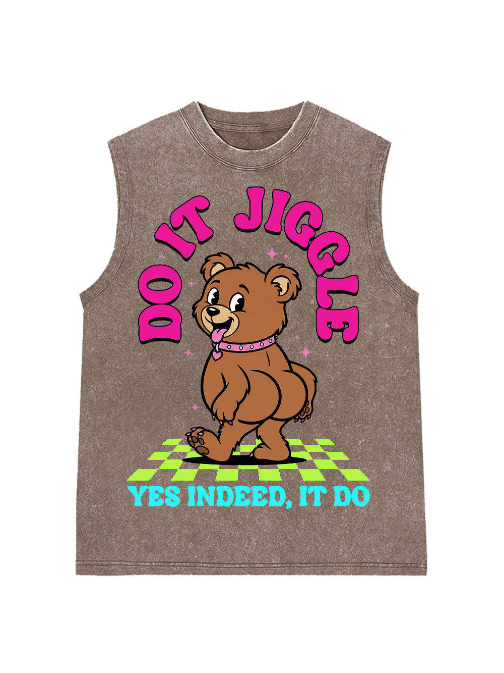 DO IT JIGGLE WASHED TANK TOP