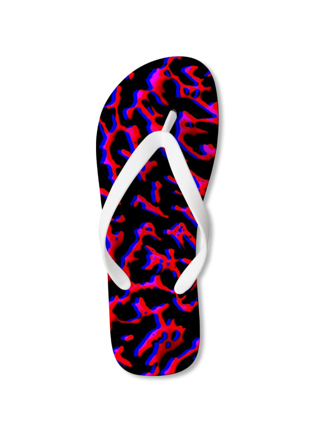 Neon Lava FLIP FLOPS