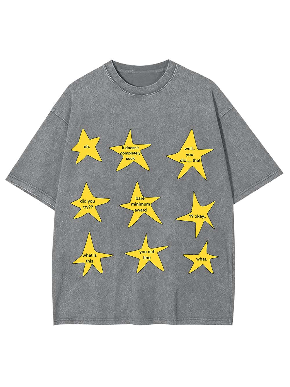 Snarky Gold Star Awards Washed Tshirt