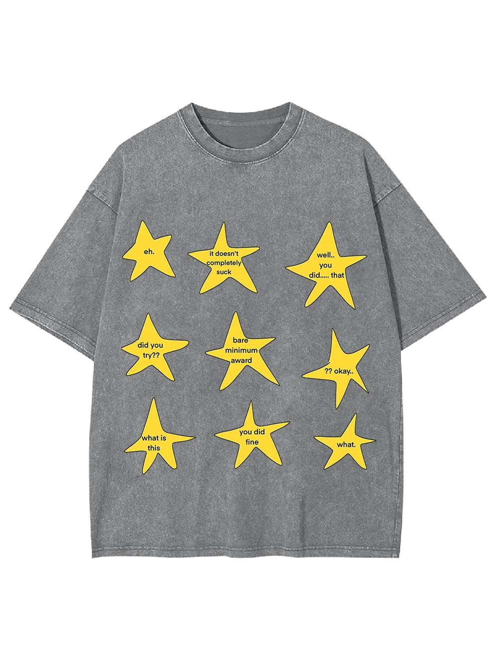 Snarky Gold Star Awards Washed Tshirt