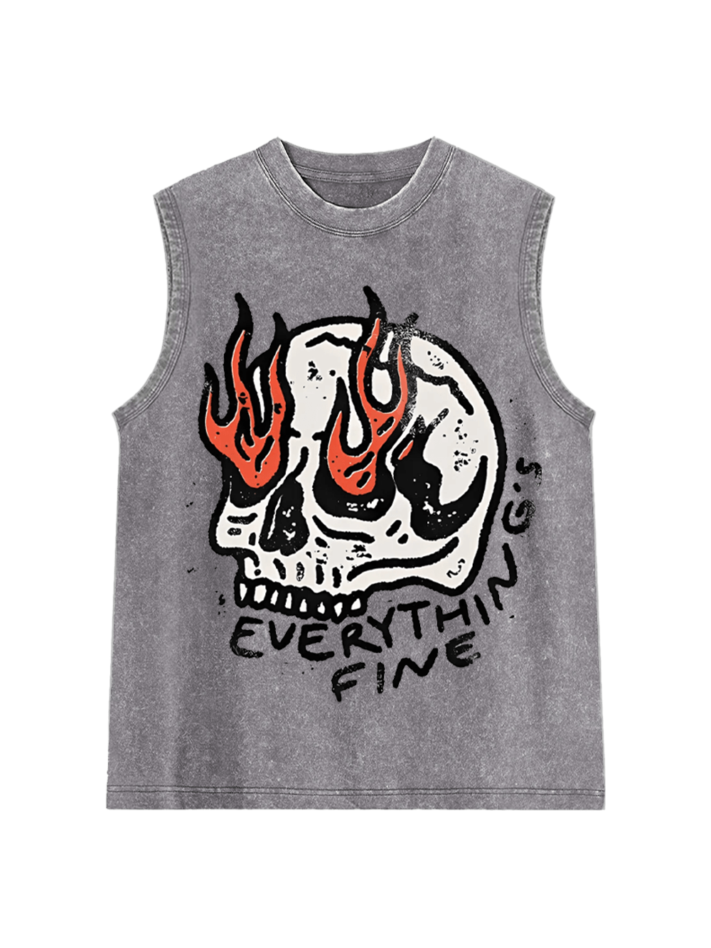 Everything's Fine Washed Tank Top