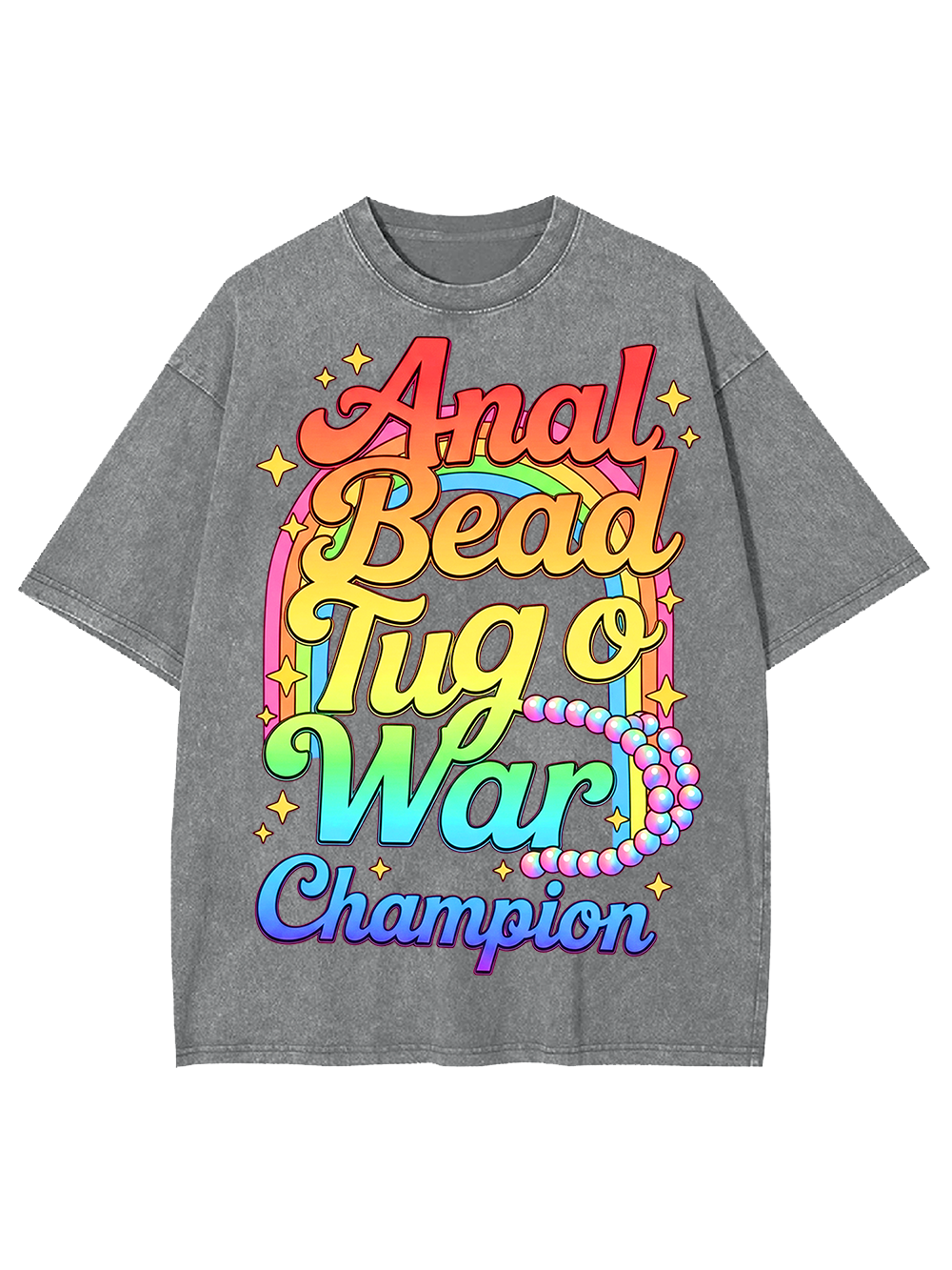 SATIRICAL TEXT AAA WASHED TSHIRT