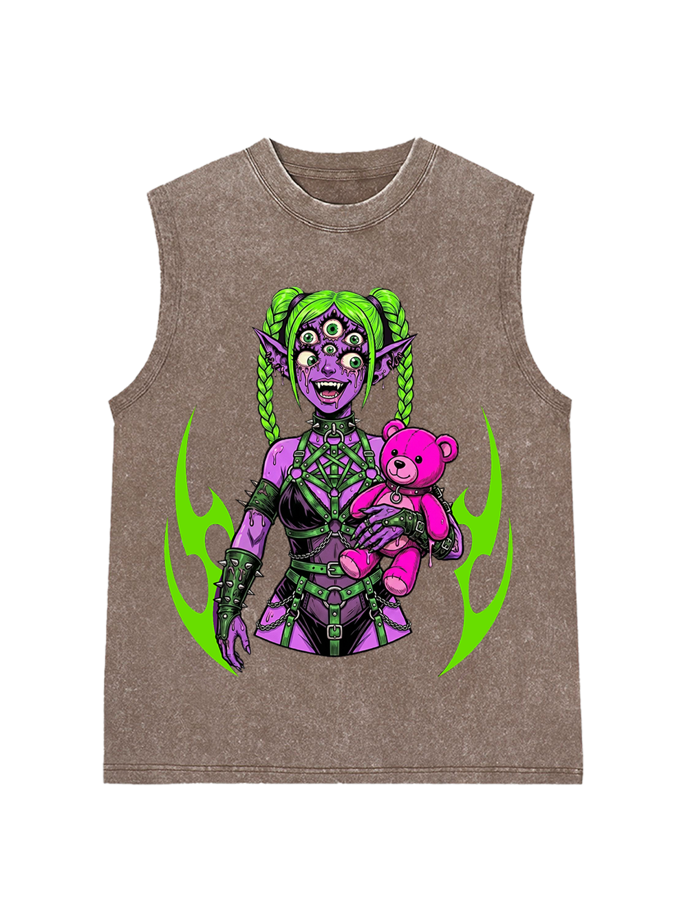 NEON WARLOCK GUARDIAN AAA WASHED TANK