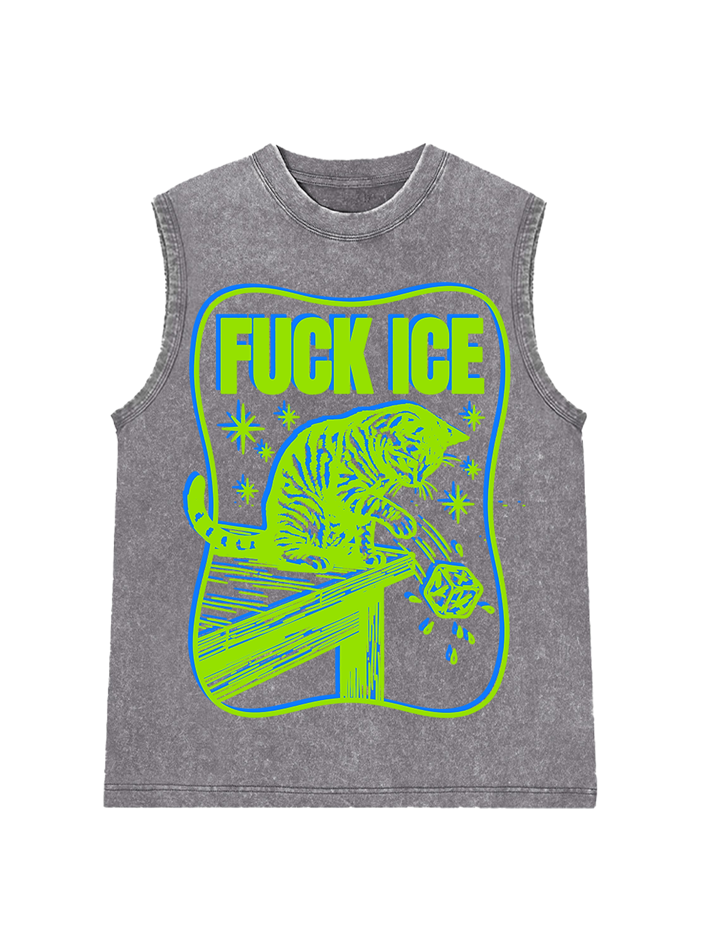FUCK ICE WASHED TANK