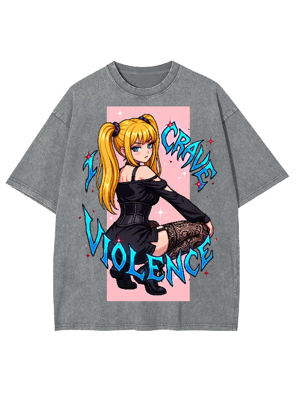I CRAVE VIOLENCE AAA WASHED TSHIRT