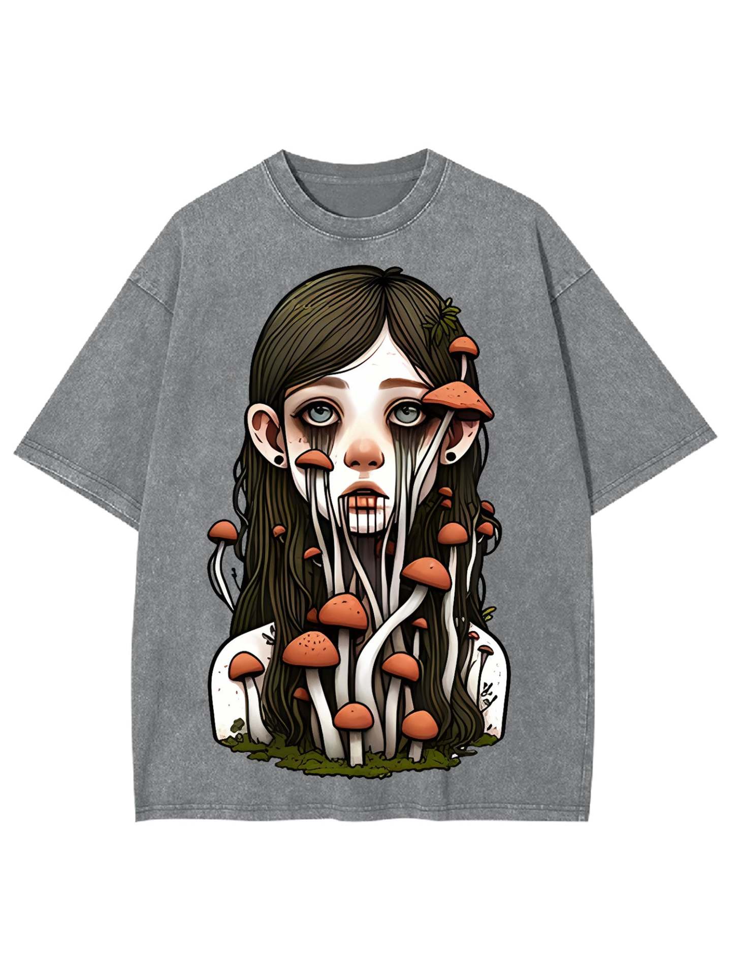 Mushroom Girl Washed Tshirt