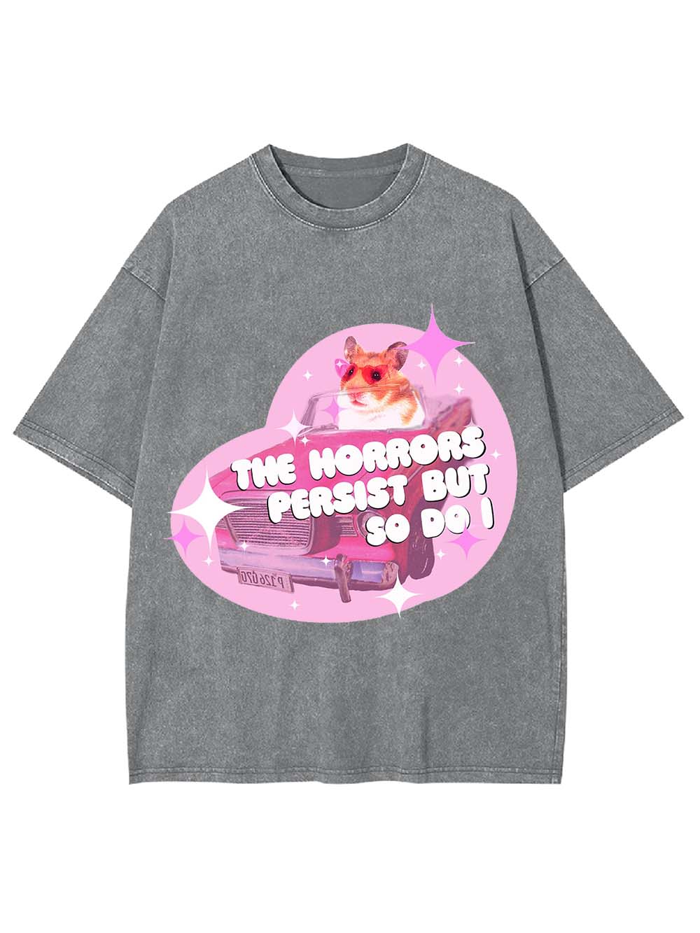 The Horrors Persist But So Do I Washed Tshirt