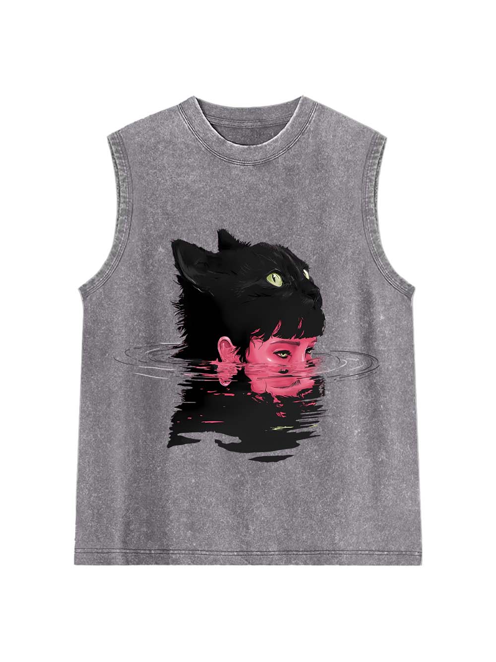 Merging Souls Washed Tank Top
