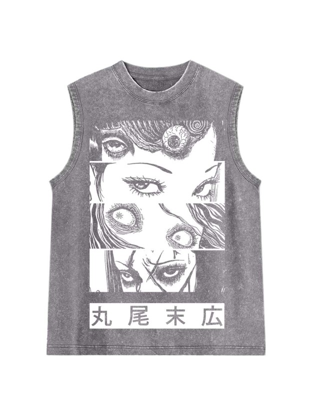 Eyes Of The Unknown Washed Tank Top