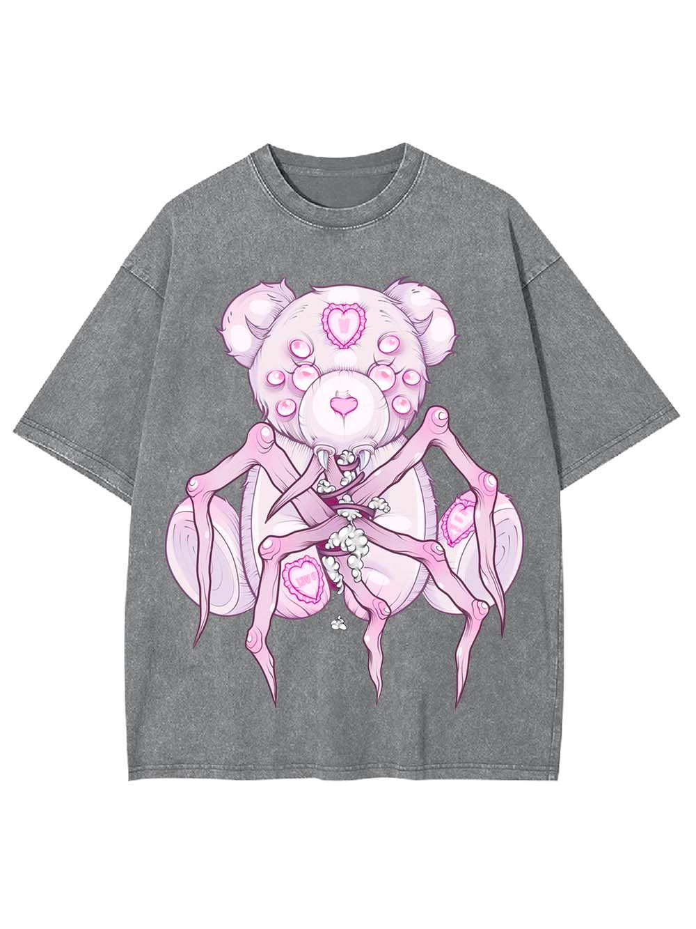 Spider Teddy Nightmare Washed Tshirt
