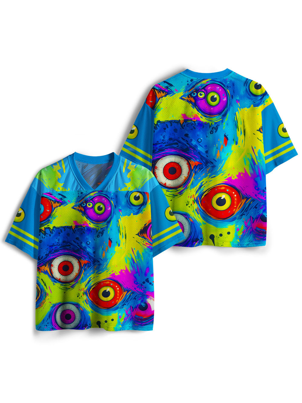 Colorful Eyescape Mesh Jersey