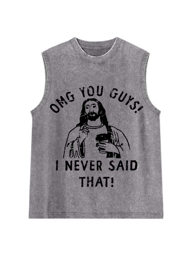 OMG You Guys! Washed Tank Top