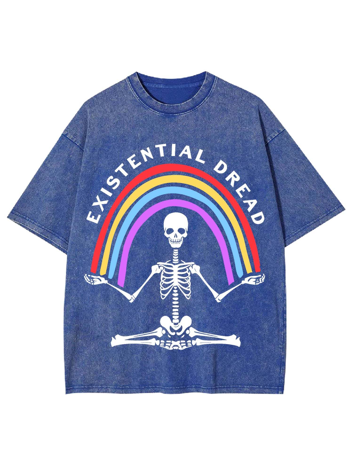 Existential Dread Washed Tshirt-ClassyOutlaw Sale