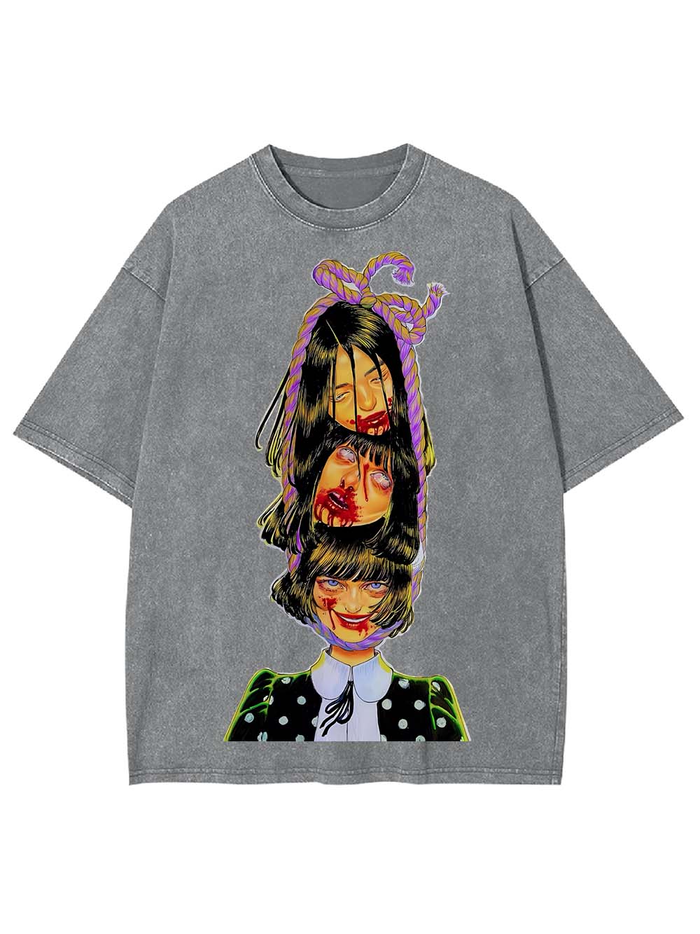TWISTED FACES OF DARKNESS WASHED TSHIRT