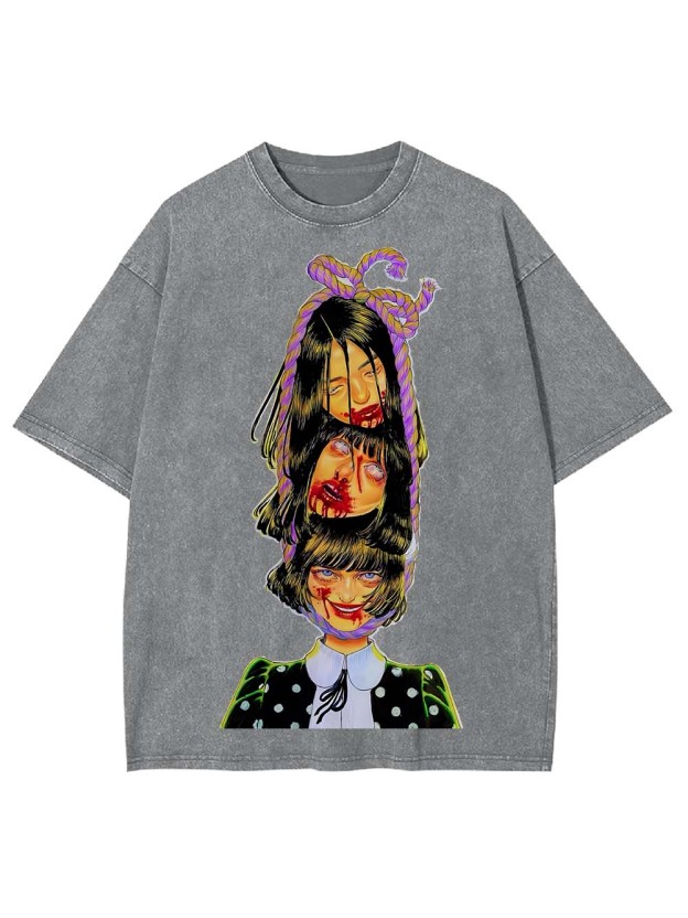 TWISTED FACES OF DARKNESS WASHED TSHIRT