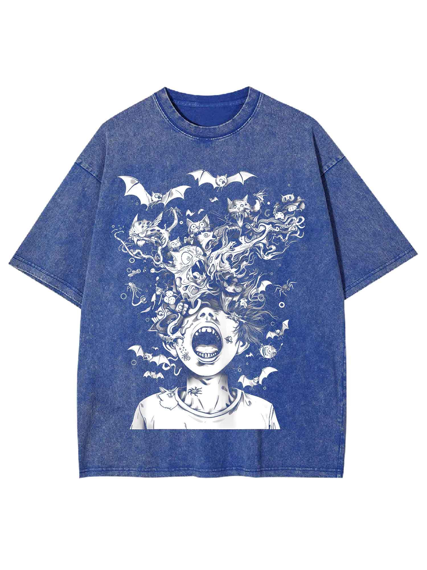 Chaotic Nightmare Washed Tshirt