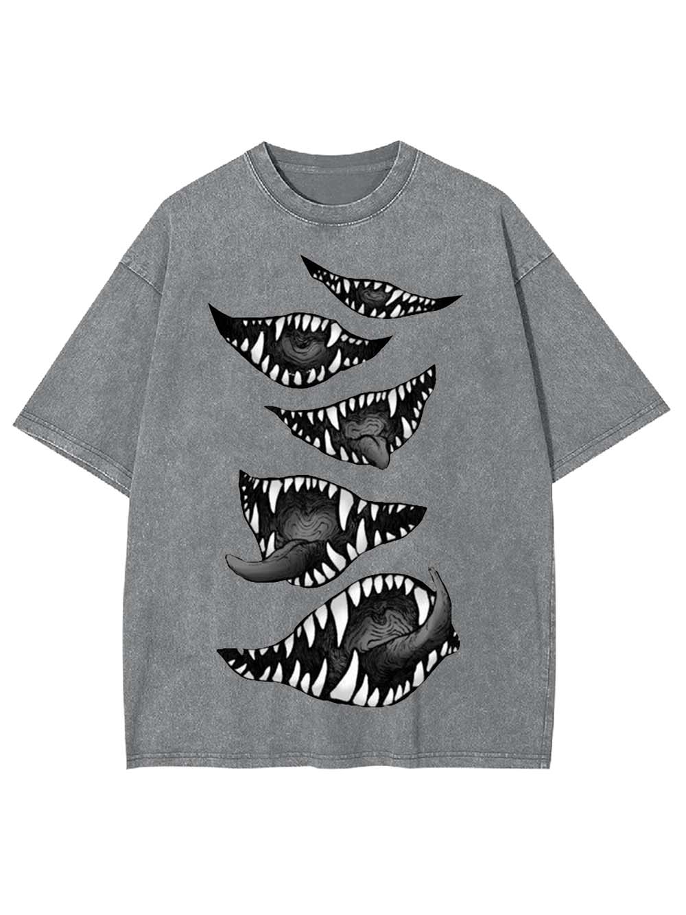 Monstrous Grins Washed Tshirt