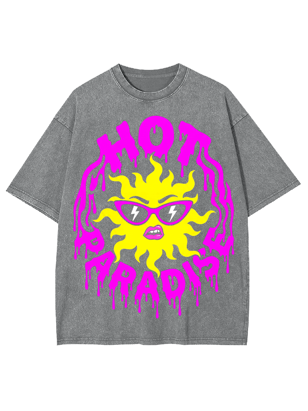 HOT PARADISE AAA WASHED TSHIRT