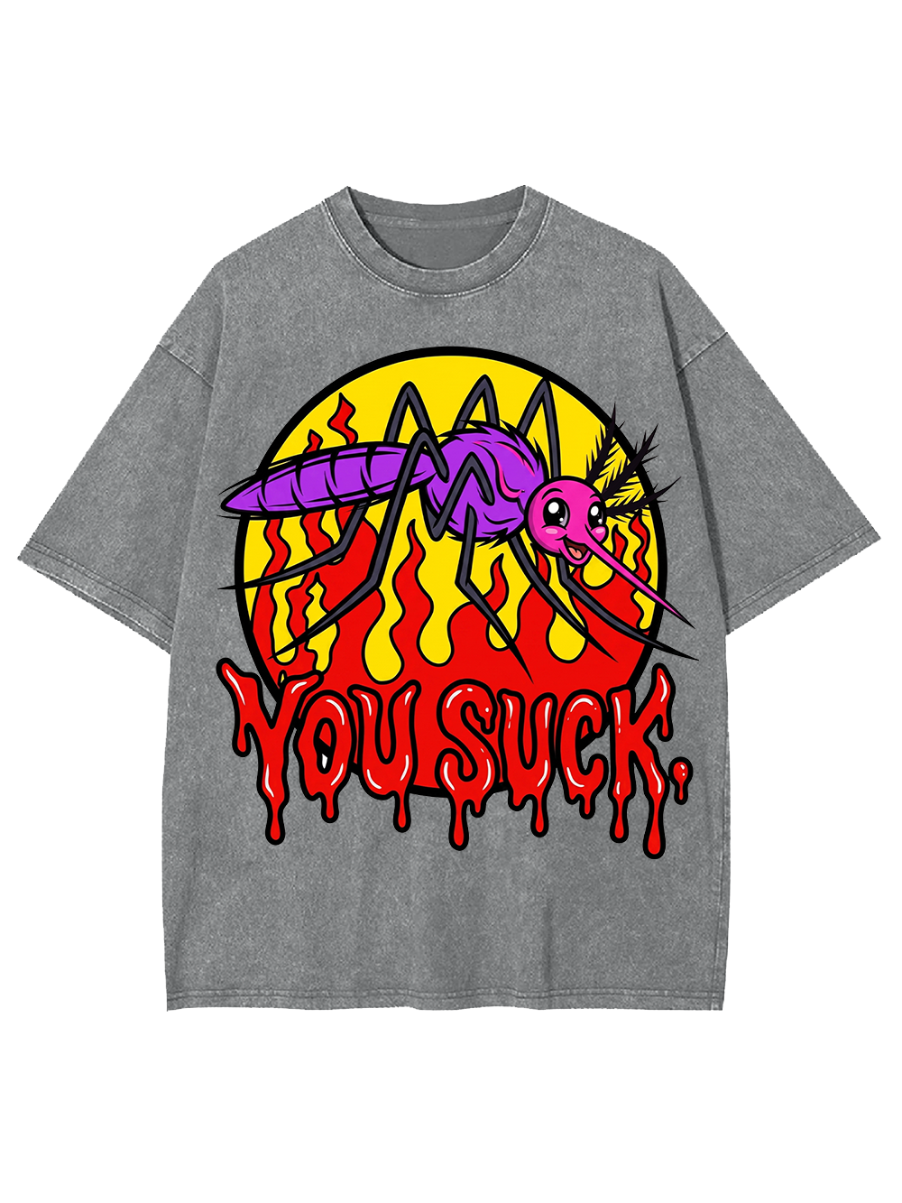BLOODSUCKING MOSQUITO AAA WASHED TSHIRT