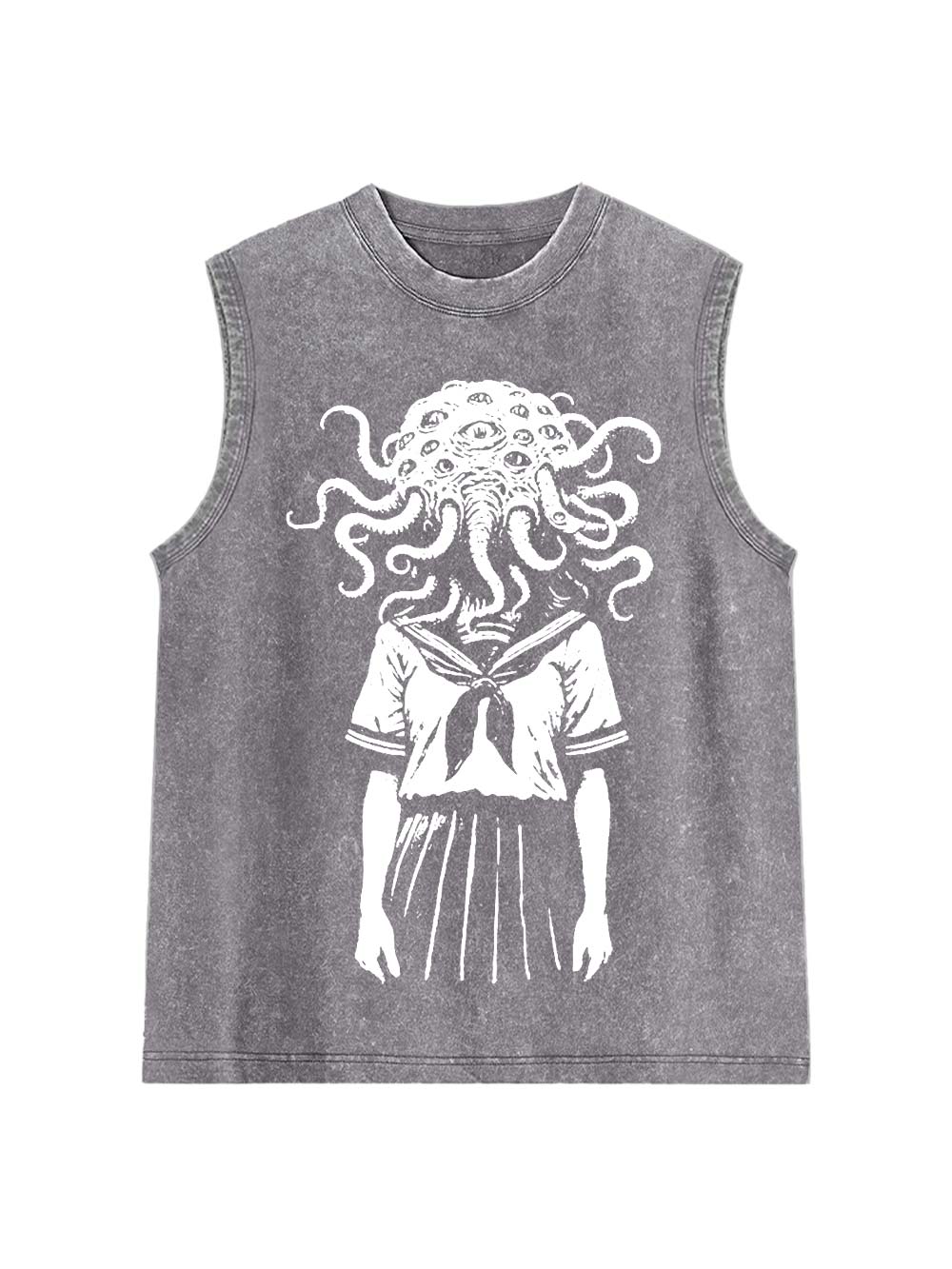 Tentacled Enigma Washed Tank Top