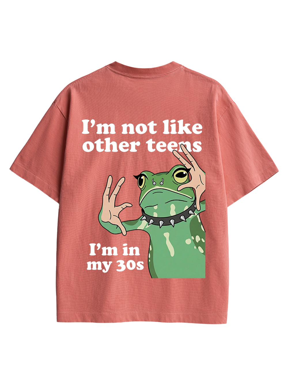 I’M NOT LIKE OTHER TEENS I’MIN MY 30S AAA BACKPRINT TSHIRT