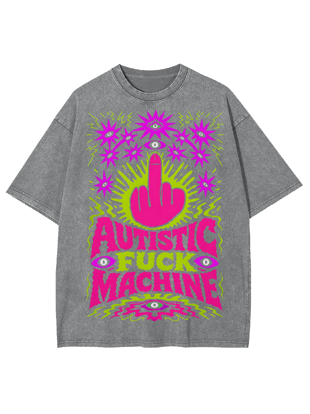 AUTISTIC FUCK MACHINE AAA WASHED TSHIRT