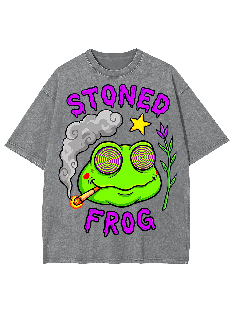 STONED FROG AAA WASHED TSHIRT