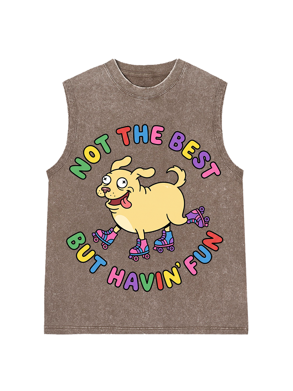 ROLLER DOG FUN WASHED TANK